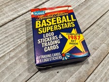 1987 Fleer Limited Edition Baseball Superstars Complete 44 Card Set Orange Tag