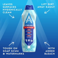 Multi-Purpose Cream Cleaner with Bleach, 3 X 500Ml 5.41 per litre