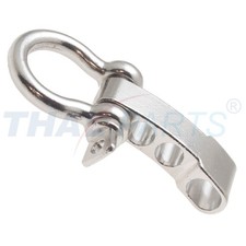 Sch&auml;kel geschweift Edelstahl, verstellbar f&uuml;r Paracord Verschluss