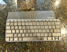 Microsoft Compact Portable Keyboard with Cover/Stand Black/Silver English QWERTY
