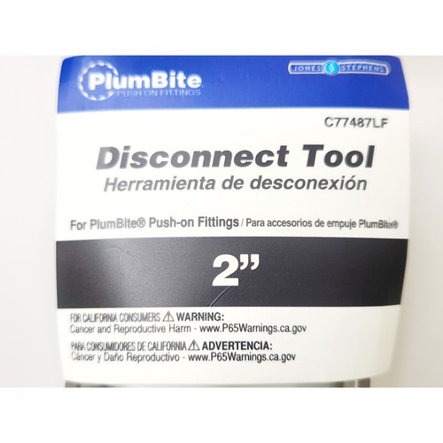 Jones Stephens C77487LF 2" PlumBite Push On Removal Tool - Picture 2 of 4