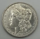 1879 Morgan Silver Dollar $1 High XF AU Details 90% Silver US Coin