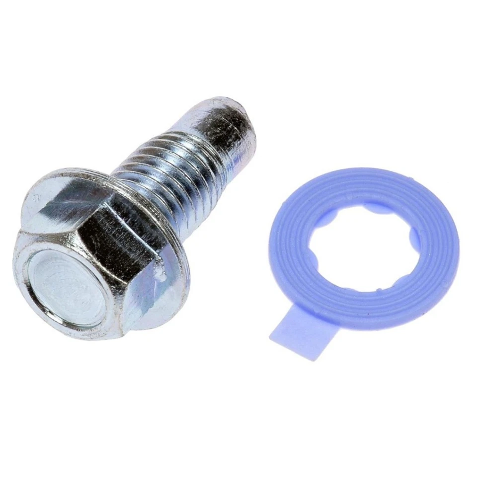For Buick Enclave 2022-2024 Oil Drain Plug | Silver Hex Head Drive Coarse Thread - Image 2 of 4