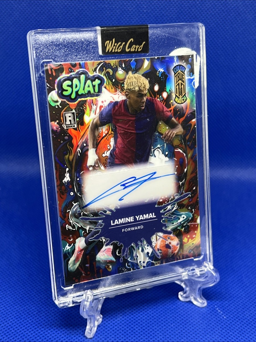 2024 Lamine Yamal..Wildcard Splat-Color Match-True 1/1 Rookie Auto