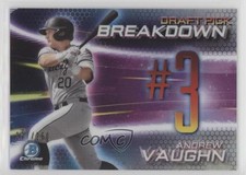 2019 Bowman Draft Chrome Scouts Pick Breakdown Refractor /250 Andrew Vaughn ni4