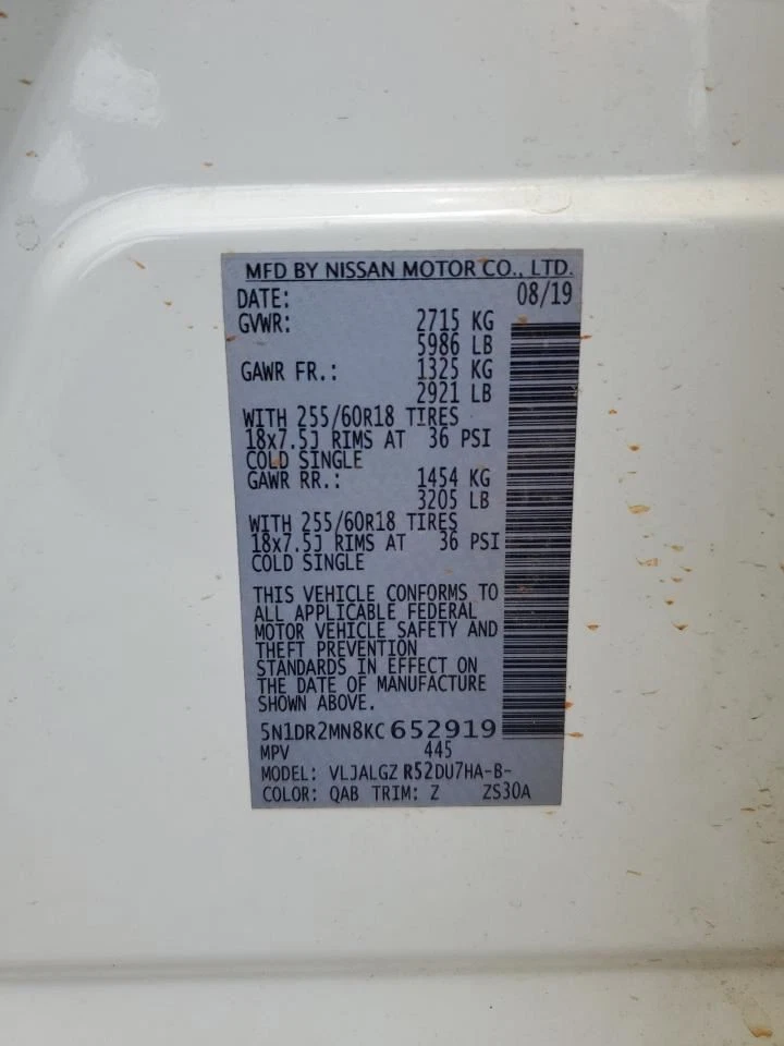 Chassis ECM Driver Assist Navigation Control Fits 18-20 INFINITI Q60 2617998 - Imagem 2 de 4