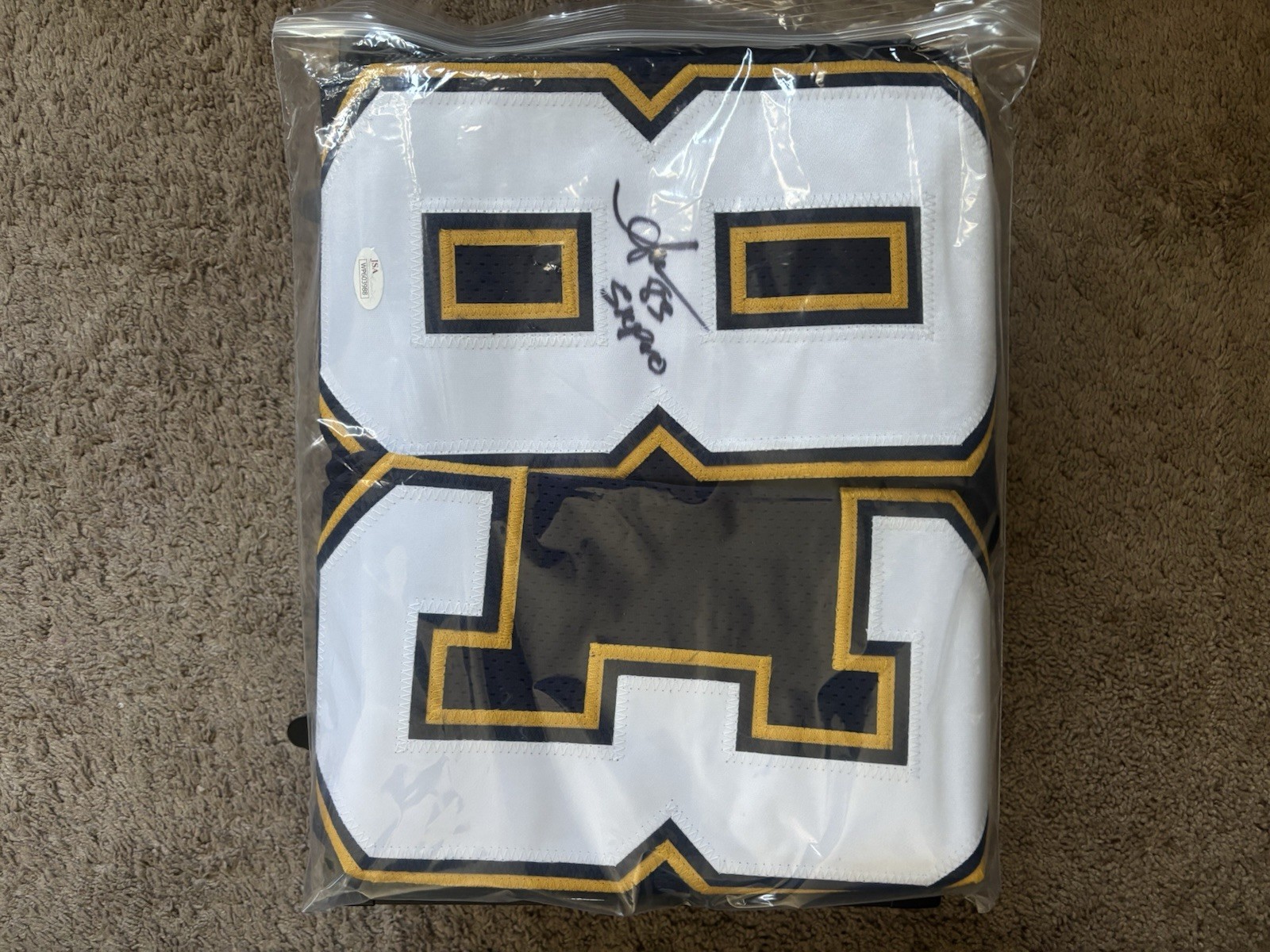 Anthony Miller Autographed Signed San Diego Chargers Jersey with JSA Certification 