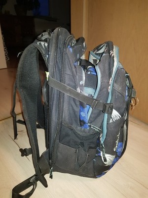 Schulrucksack von Satch, inkl. Sporttasche, gebr. aber top erhalten, blau