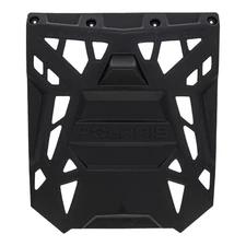 Polaris Snowmobile OEM Gloss Black Snow Flap with Holes, 5456130-070
