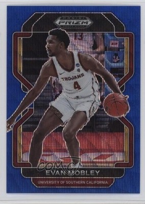 2022-23 Panini Prizm Draft Picks Blue Wave Prizm 132/249 Evan Mobley #17 3wu