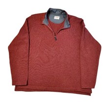 Wrangler Authentics Pullover Mens XL Quarter Zip Fleece Sweater