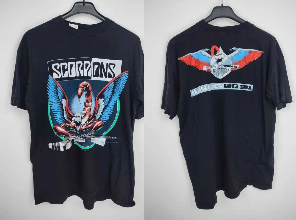 Scorpions Tour T Shirt In Men's T-Shirts for sale | eBay