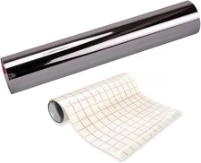 351 Silver Reflective Chrome Vinyl (12" x 6ft 1-Roll Pack Including Transfer Pap