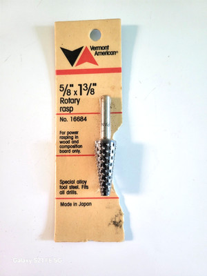Vermont American Rasp 5/8'' X 1 3/8'' New