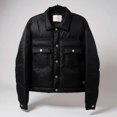 Hudson Jeans Men s Quilted Puffer Trucker Jacket Size XL NWT