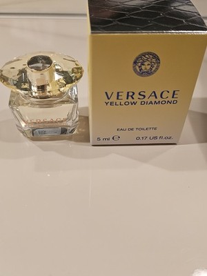 NEW Versace Yellow Diamond 5ml Eau de Toilette Mini - 0.17oz