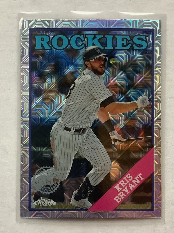 2023 Topps Silver Pack Kris Bryant 1988 Topps Chrome Mojo Refractor #T88C-97