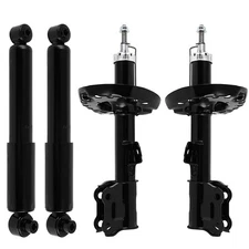 PICKOOR 4pcs Struts Bare Shocks Suspension Front & Rear Kit For Kia Soul 2010-13