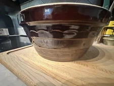 Vintage MarCrest Oven Proof Glazed Stoneware Bowl.