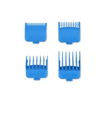 GAMMA+ DUB MAGNETIC TIGHT CLIPPER GUARDS: CYAN BLUE