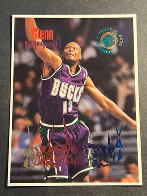 Box 18: 1994-95 Stadium Club BEAM TEAM WHITE BORDER PROOF Glenn Robinson Bucks