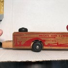 VINTAGE WOODEN TOYS WOOD COMMODITIES HOLGATE HOOK AND LADDER AND DUCK CHICKEN — photo 10