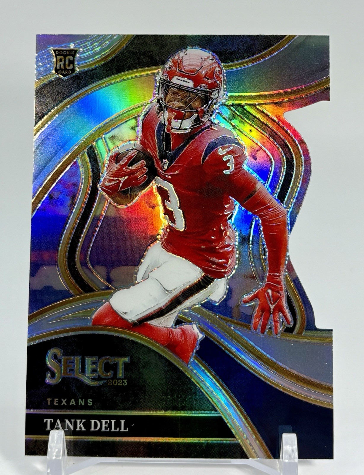 2023 Panini Select - Silver Prizm Club Level Die-Cut #219 Tank Dell (RC)