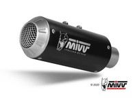 Mivv MK3 Slip-On SchalldäMpfer Auspuff Inox Schwarz Racing KTM 125 Duke 2017-20