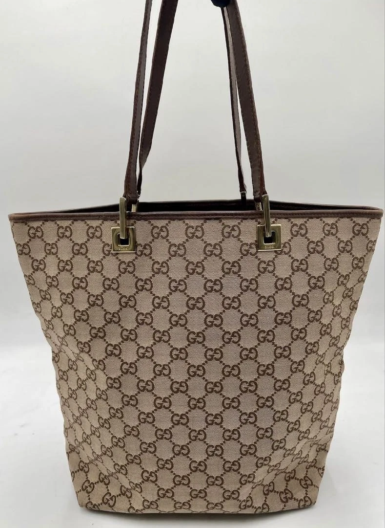 Sac fourre tout Gucci toile cuir m2_0420