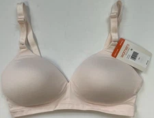 Warners Cloud9 Soft Pink Lightly Lined Wireless Bra (WR1269-682) 36C