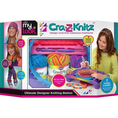 My Look Crazy Knit Ultimate Knitting Loom Design Station