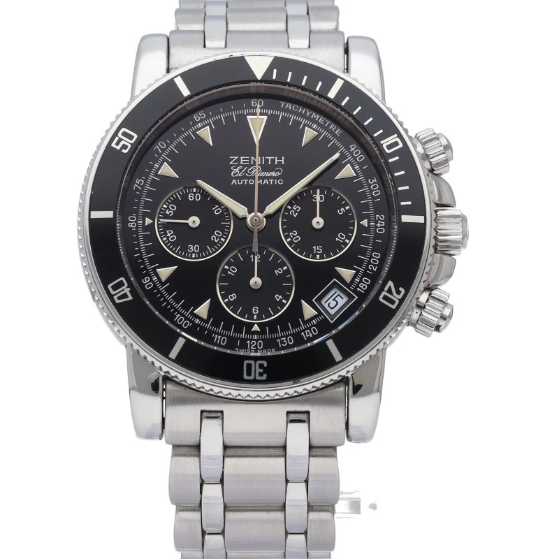 ZENITH Rainbow Chronograph El Primero Watch 02.0370.400 Stainless Steel mens...