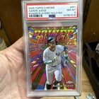 2025 Topps Chrome Logofractor  Power Players Aaron Judge Gold 05/50 #PP-1 PSA 8