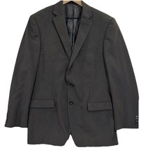 Calvin Klein Men  s Blazer 42L Charcoal Gray 2 Button Sport Coat Macy  s