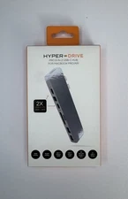 HyperDrive PRO 8-in-2 USB-C Hub Adapter for MacBook Pro Air HDMI, Gray NEW