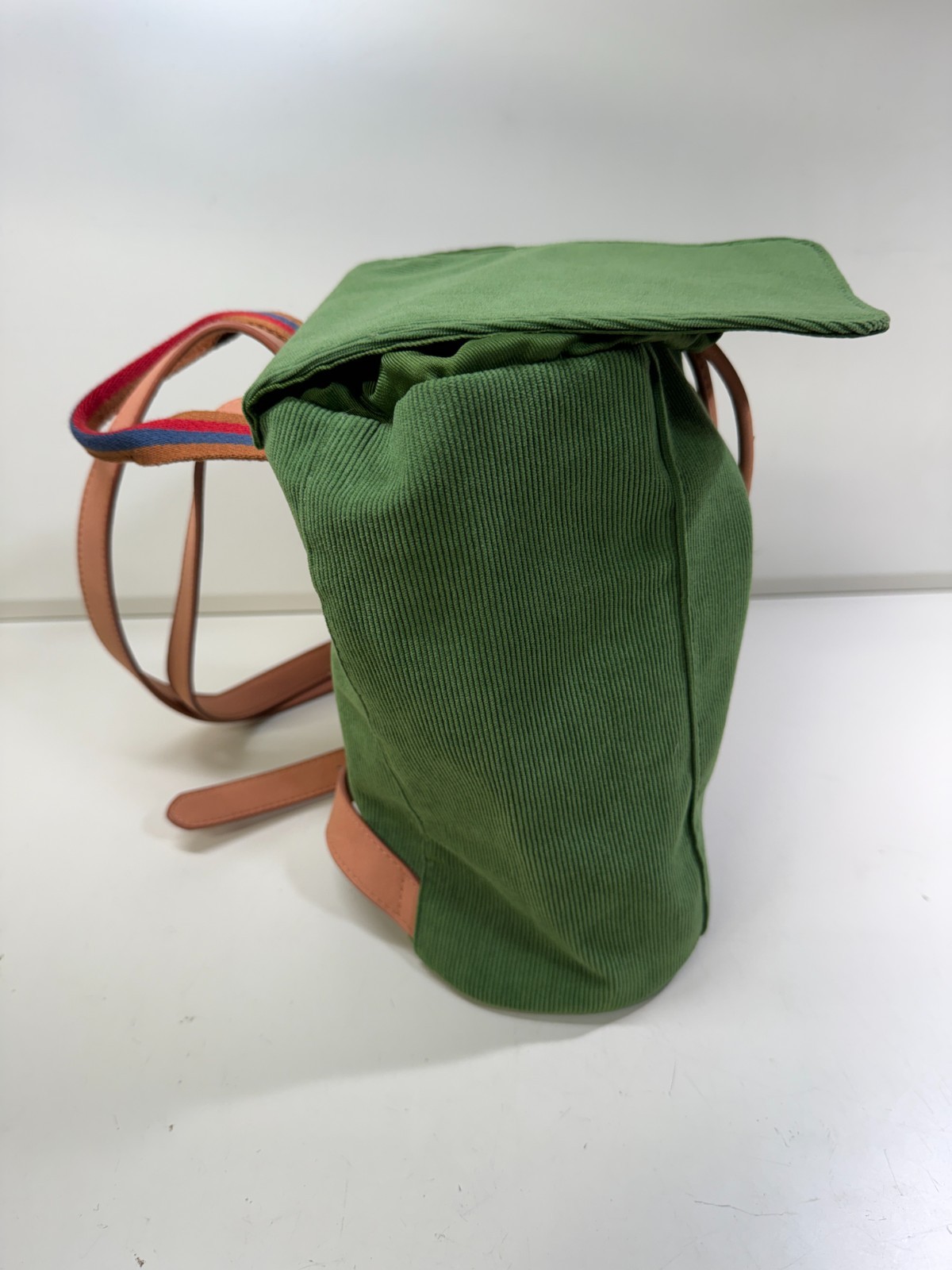 Universal Thread Mini Backpack Green Corduroy Sma… - image 4