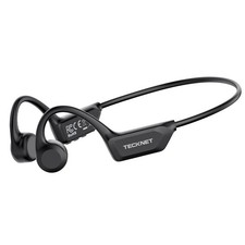Bone Conduction Headphones Bluetooth V6.0 Open Ear Wireless 10H IPX5 Mic Black