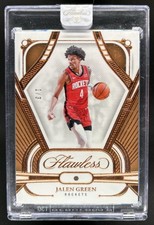 2023-24 Panini Flawless Jalen Green Bronze #/3 Rockets