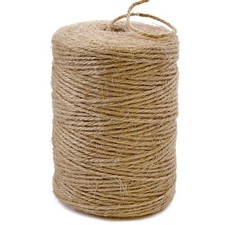 PerkHomy Natural Jute Twine 600 Feet Long 600 182M , 2mm 1/12 In 