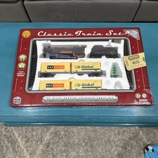 WOWTOYS 20pc CLASSIC TRAIN SET! Battery Operated Lights & Sounds READ