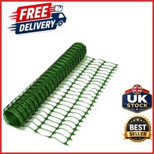 1m x 1m Garden Fence Green Barrier Mesh Heavy Duty Plastic for Temporary Use