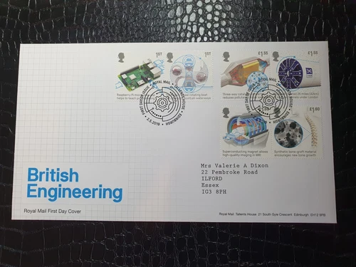 FDC - 2019 - BRITISH ENGINEERING - FIRST DAY COVER - FREE POSTAGE #1501