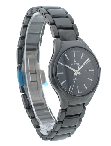 Rado True 30mm Automatik schwarzes Zifferblatt Keramik Damenuhr R27242152 - Bild 2 von 6