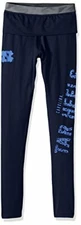 NCAA North Carolina Tar Heels Youth Girls "Elastic Heart" Leggings, Dark Navy...