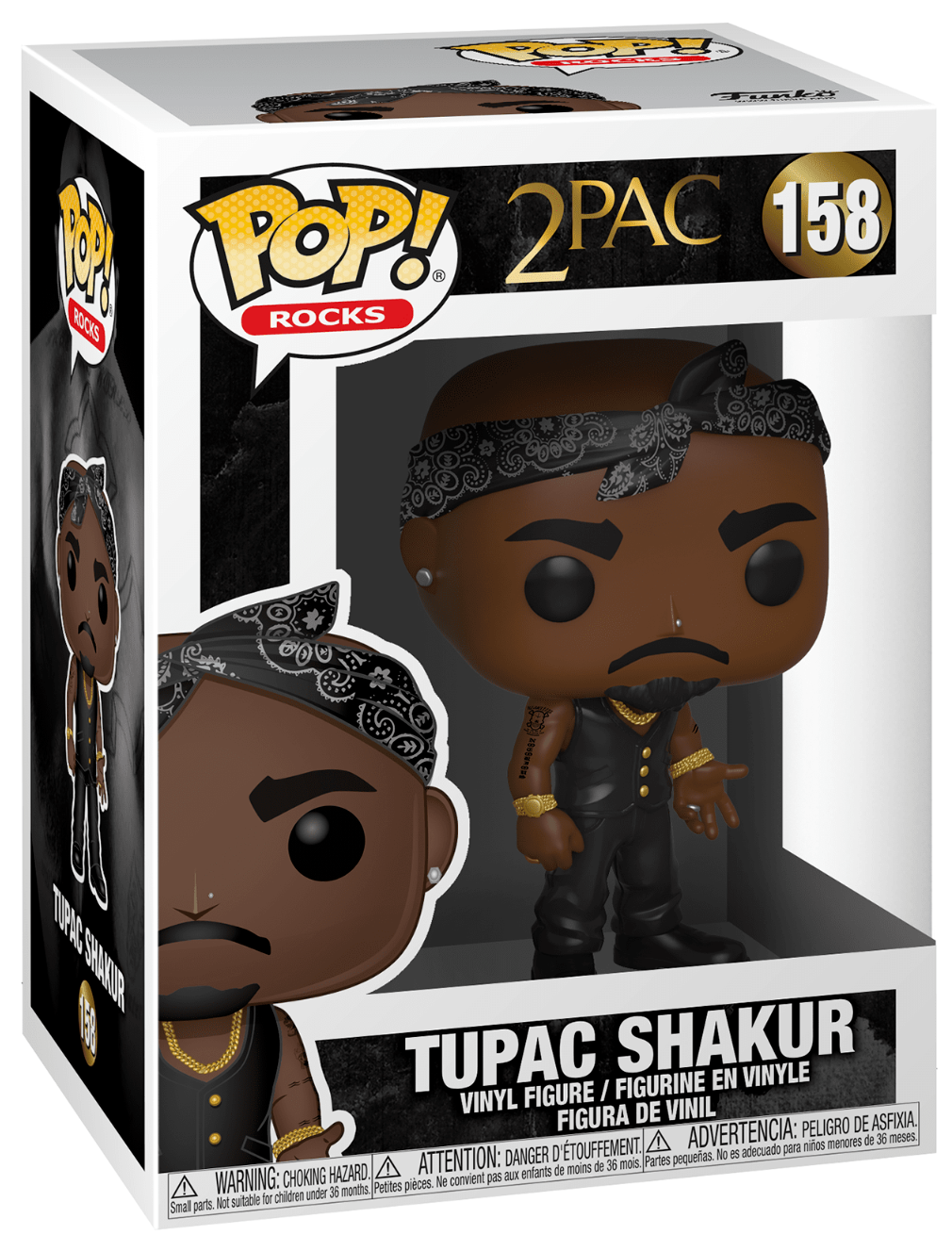 FIGURINE DE JEU - Figurine Funko Pop! - Rapper 2Pac:Tupac Amaru Shakur -  cadeau jouet CW™ - Cdiscount Jeux vidéo