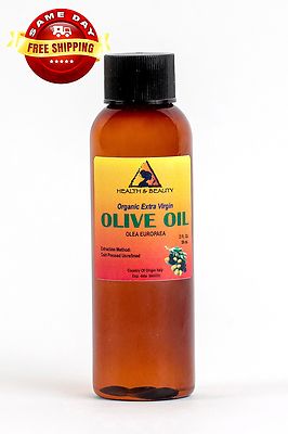 OLIVE OIL EXTRA VIRGIN ORGANIC UNREFINED RAW COLD PRESSED PREMIUM PURE 2 OZ