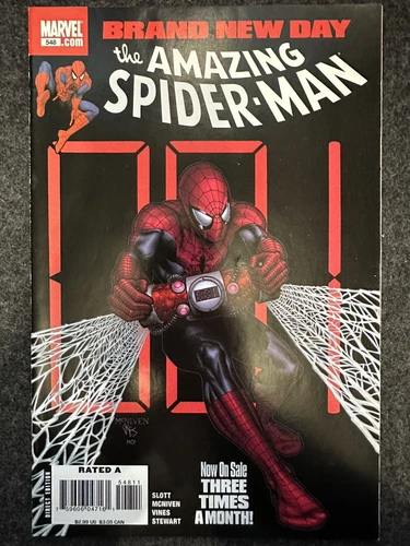 THE AMAZING SPIDER-MAN ISSUE #548 ***DEATH OF SPIDER-MUGGER*** GRADE NM-