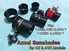  Axcel Scope Sunshades  Hooded Lens Retainer - AV  AVX Models - AV31 AVX41