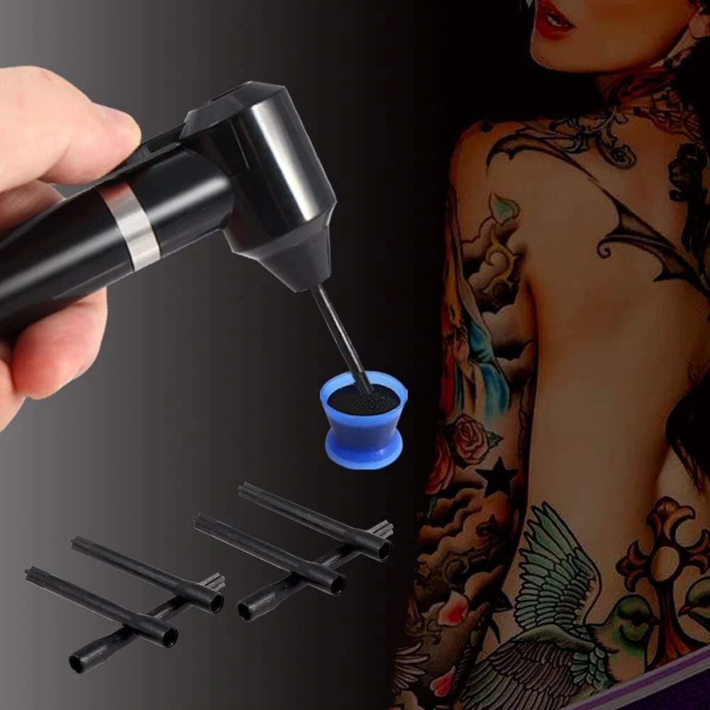 Tattoo Ink Mixer Tattoo Pigment Mixer Machine with 100Pcs Mixing Sticks Eyebrows image 8