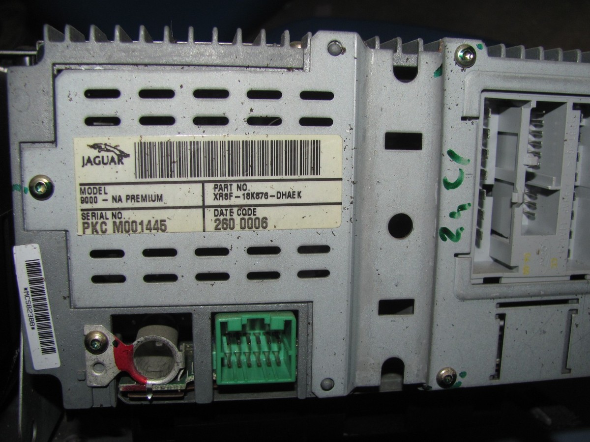 1999 2000 2001 2002 JAGUAR S-TYPE STEREO RADIO XR8F-18K876-DHAEK